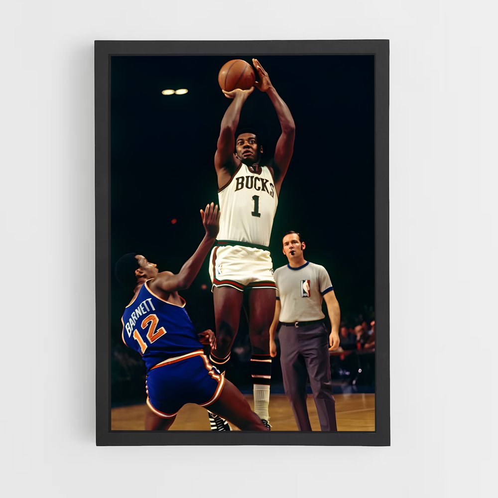 Poster L'Art de Shooter – affiche Basketball (vue 2)